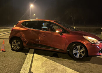 Bei einer Kollision verletzt